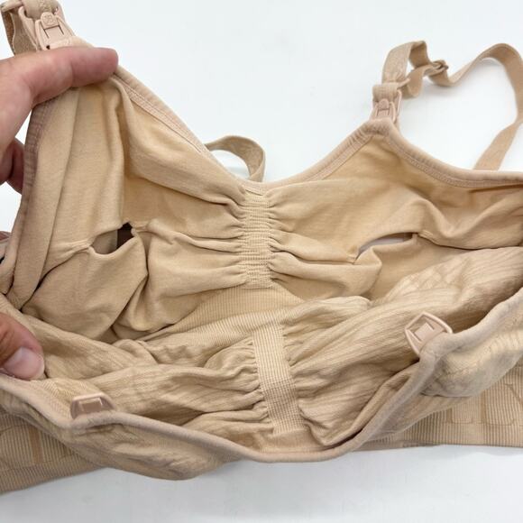 Kindred Bravely Sublime Hands-Free Pumping & Nursing Bra In Beige Size L Minimal - Picture 10 of 11